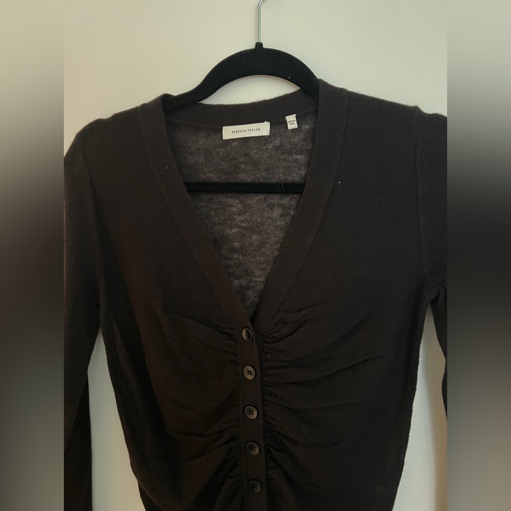 Rebecca Taylor wool top/ cardigan